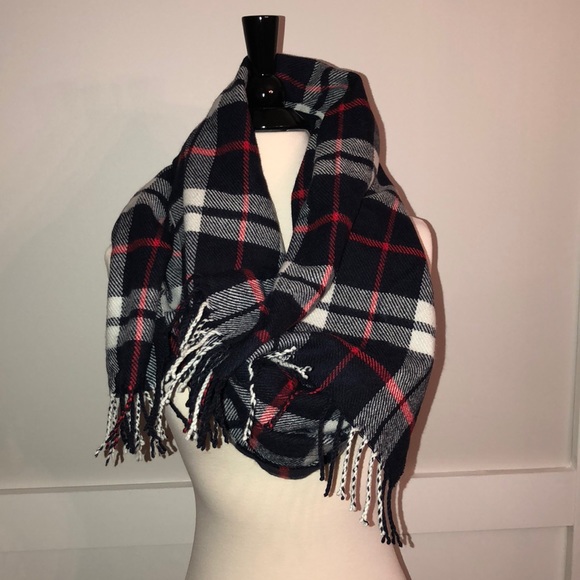 j crew plaid scarf